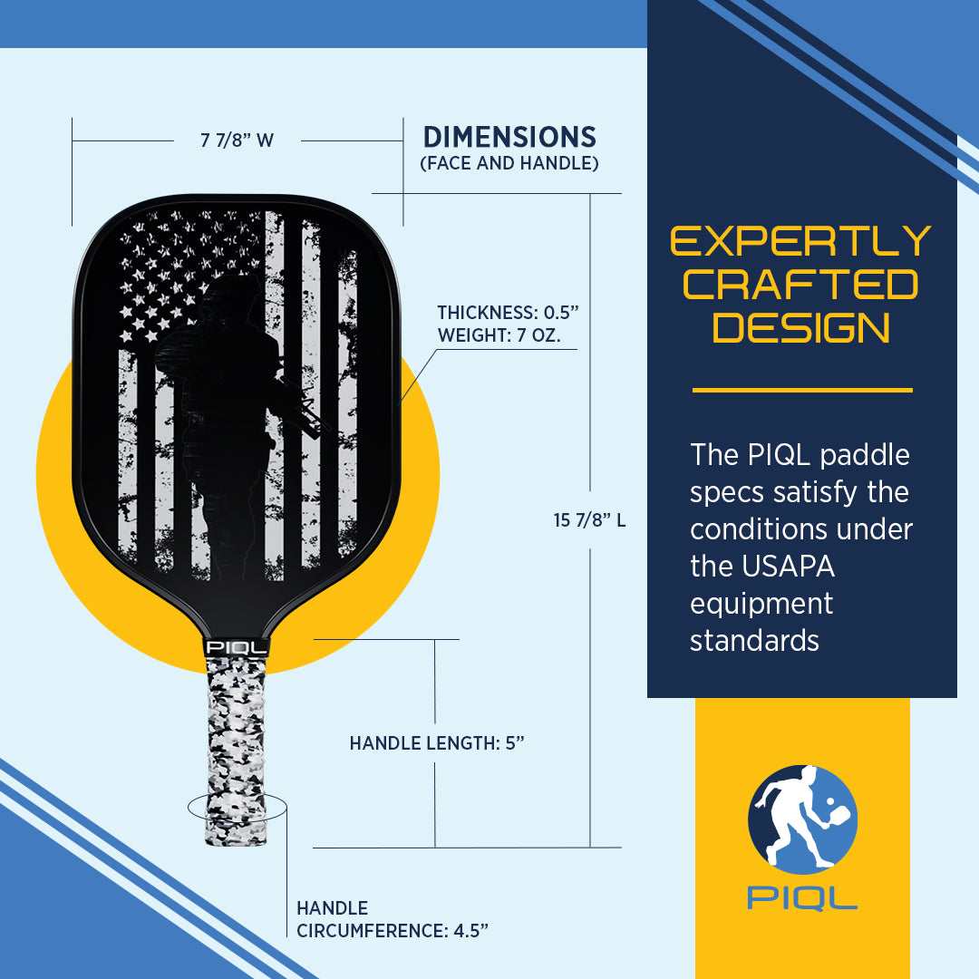Beginner Pickleball Paddle Soldier