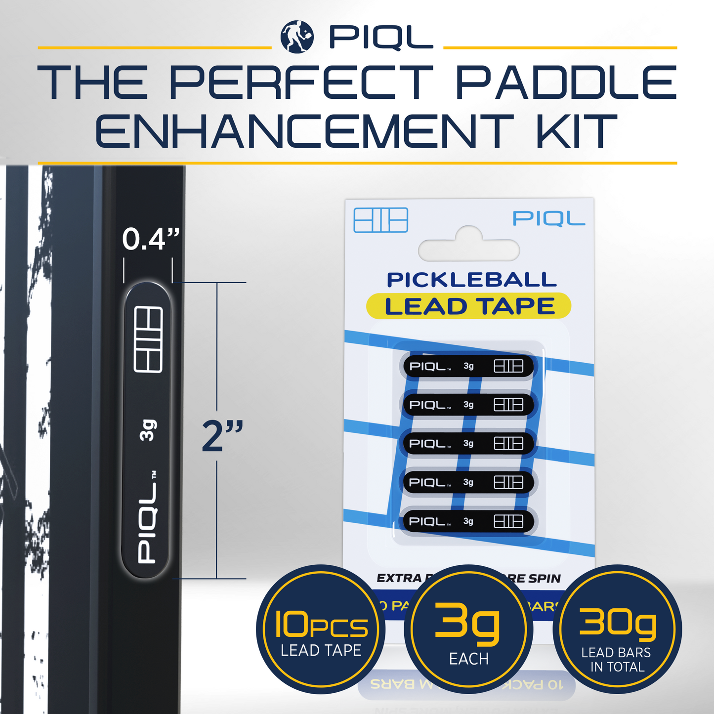 Pickleball Lead Tape