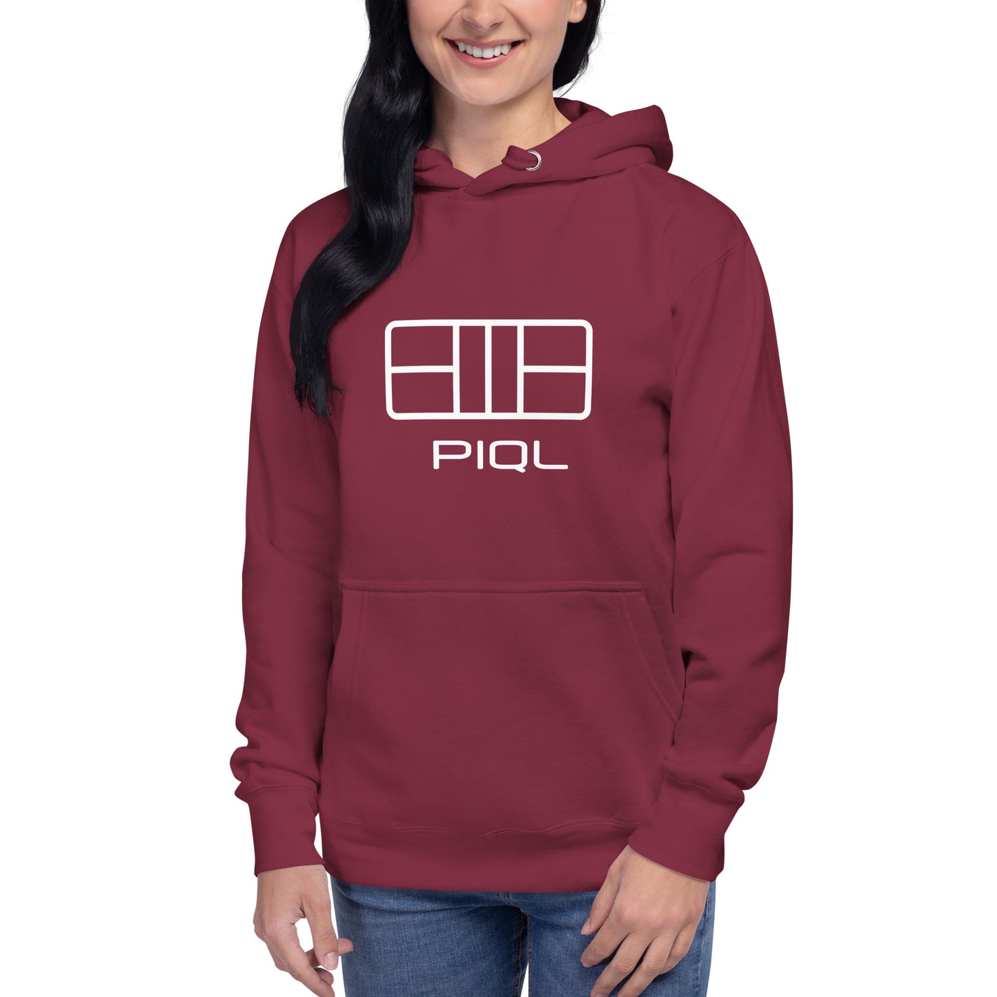 Premium Pickleball Hoodie - Court Icon