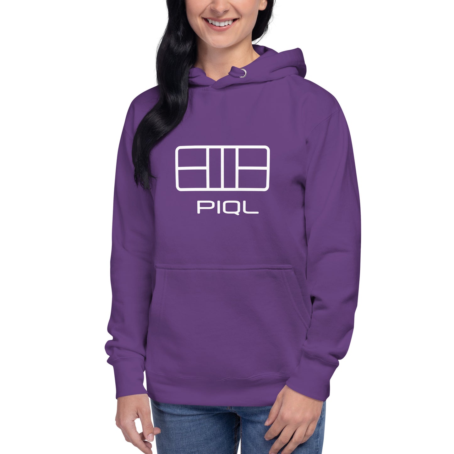 Premium Pickleball Hoodie - Court Icon